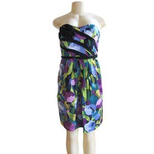Suzi Chin for Maggy Boutique strapless dress size 4